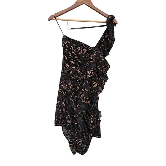 Alice McCall Hometown Girl Mini Dress Black Size 6 - Picture 7 of 13